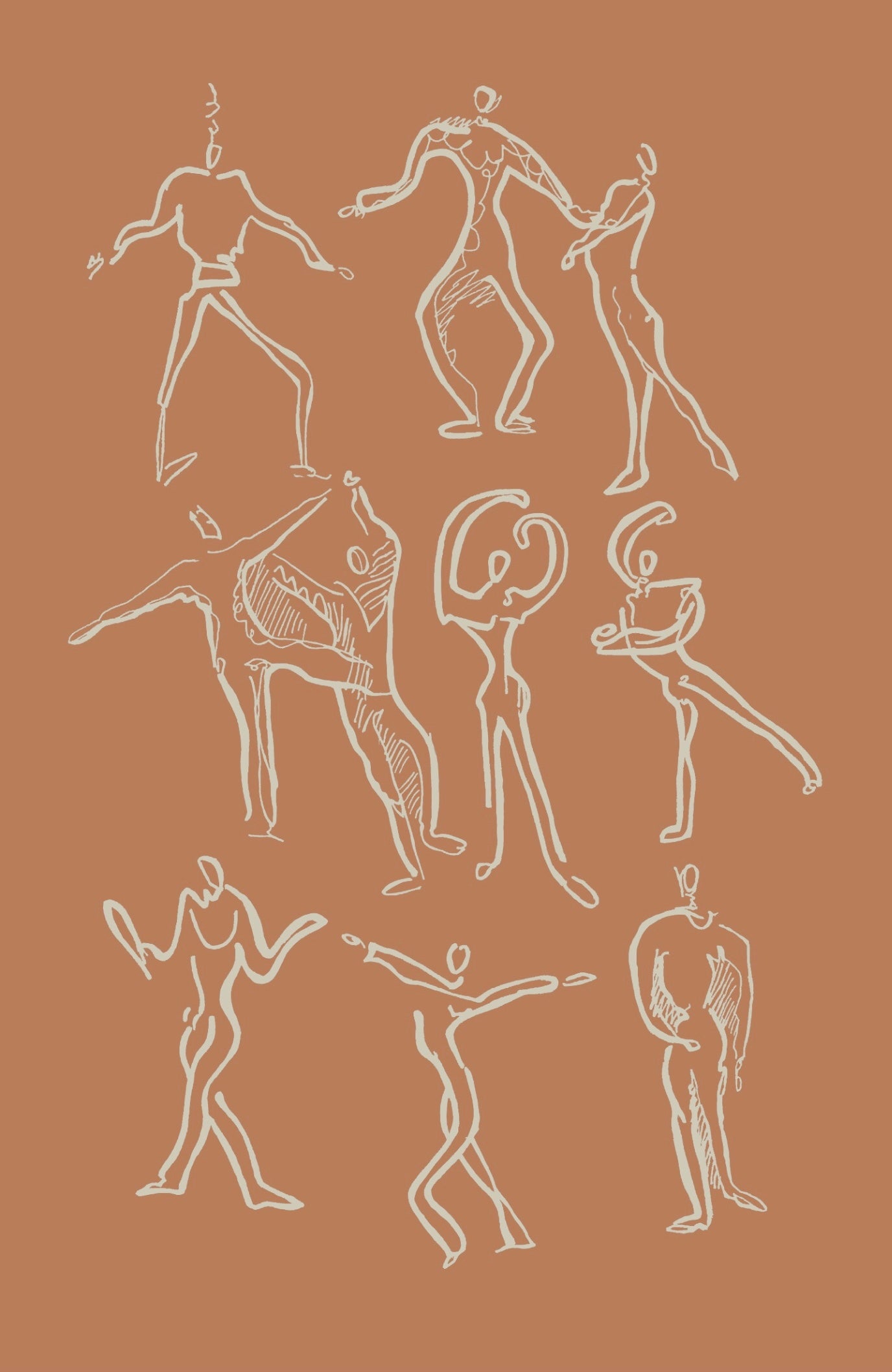 Dancers print