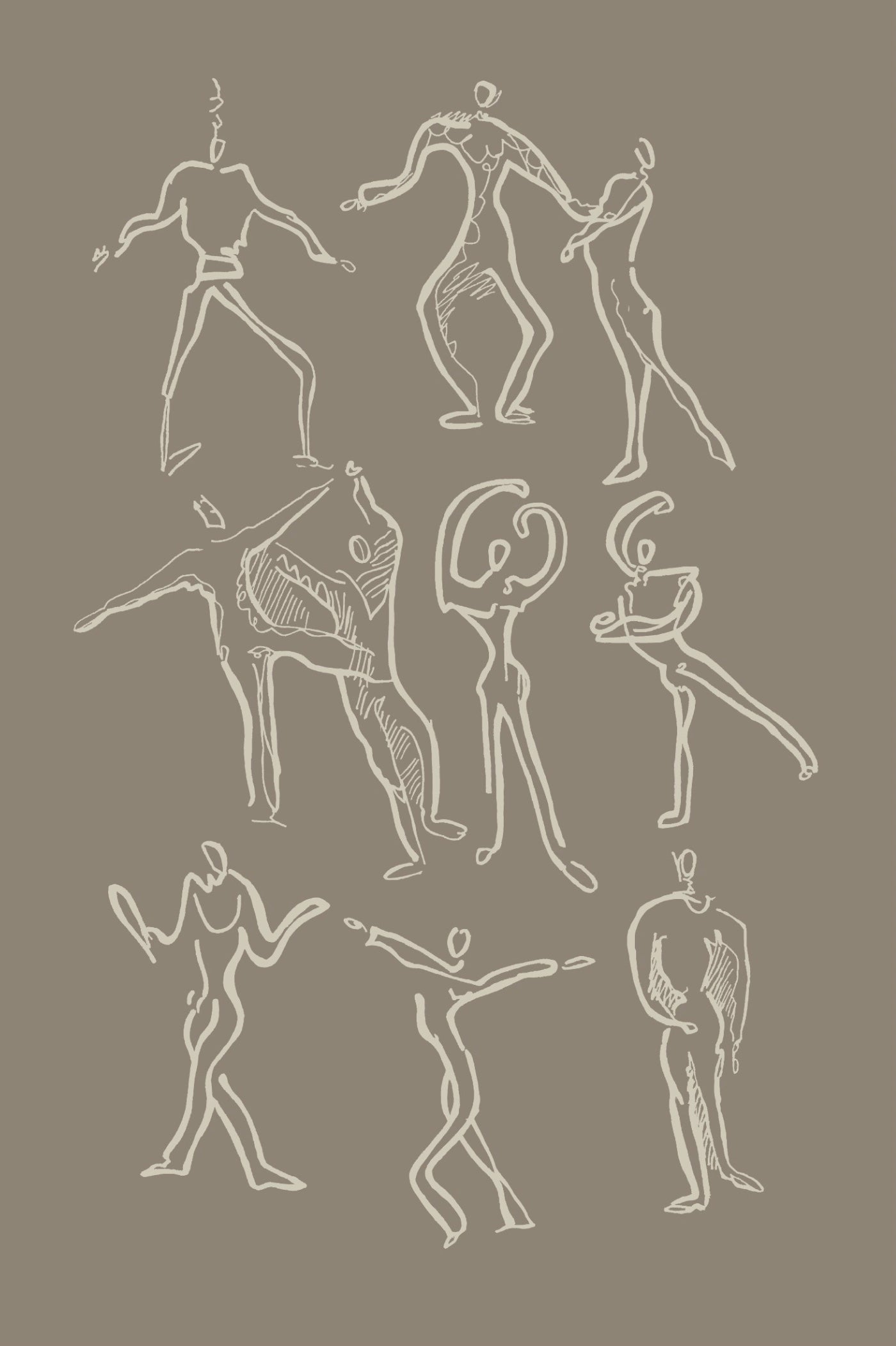 Dancers print