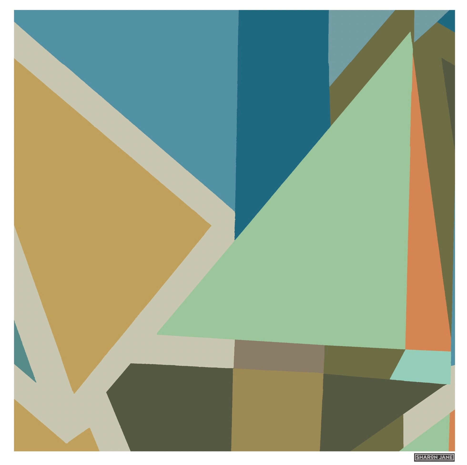 Geometric print no 1 mint