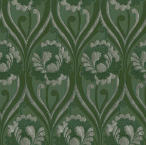 Vintage floral Damask Wallpaper