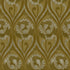 Vintage floral damask Wallpaper - Ochre