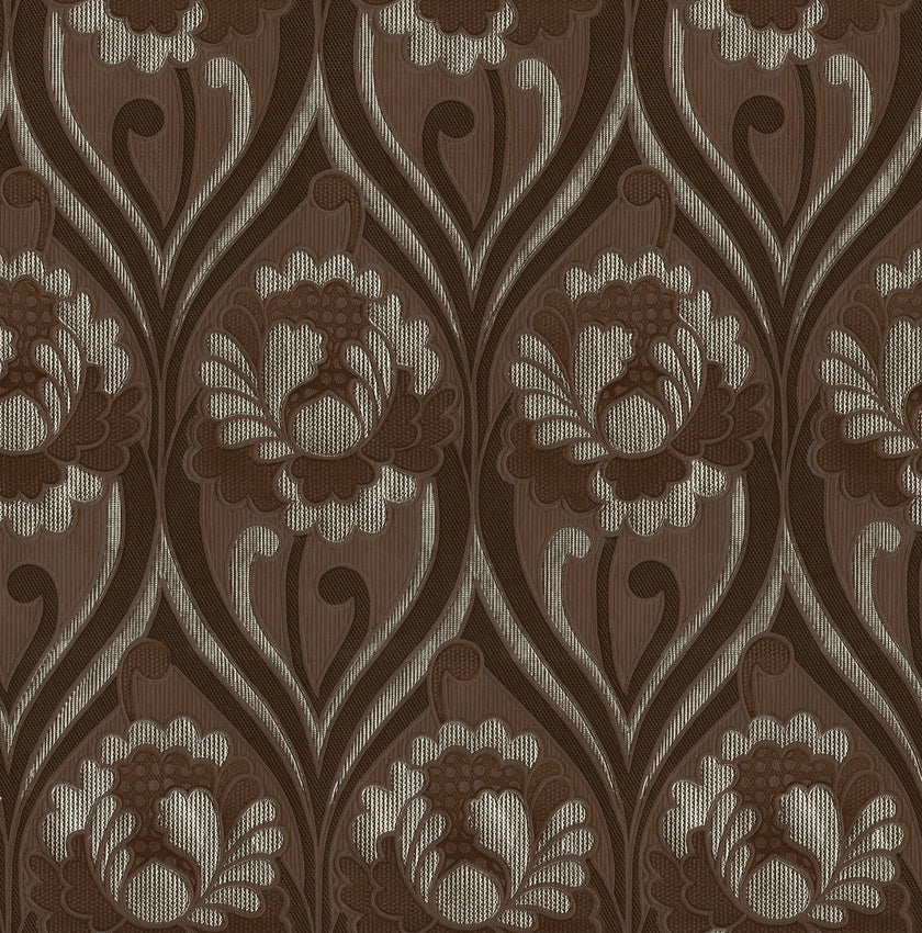 Vintage floral Damask Wallpaper