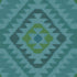 Navajo Wallpaper - Turquoise + Pea