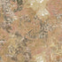Textured pattern with floral and abstract designs in earthy tones on a beige background