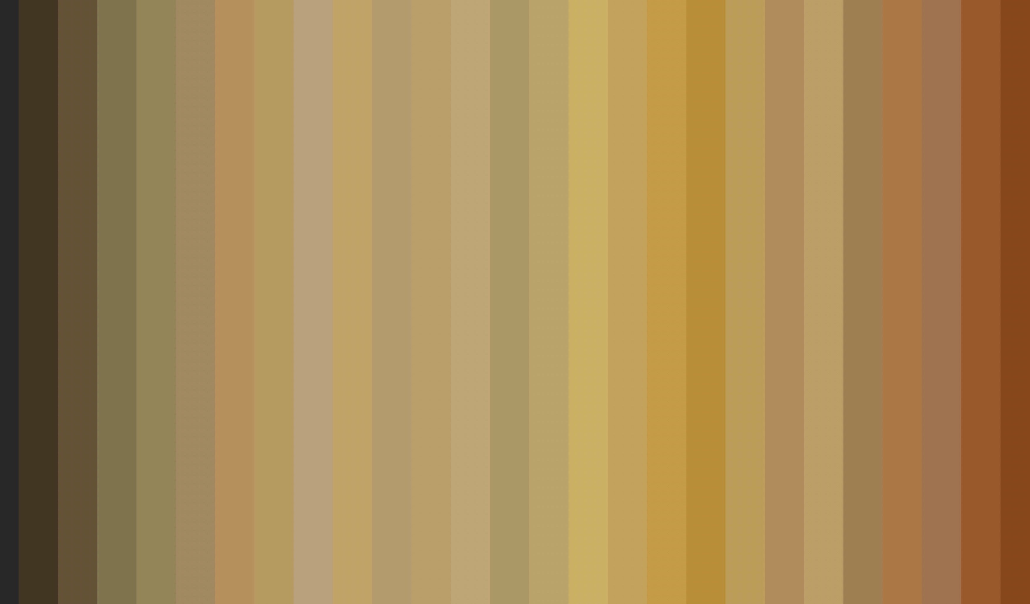 Tonal Stripe Wallpaper - Brown to Terracotta