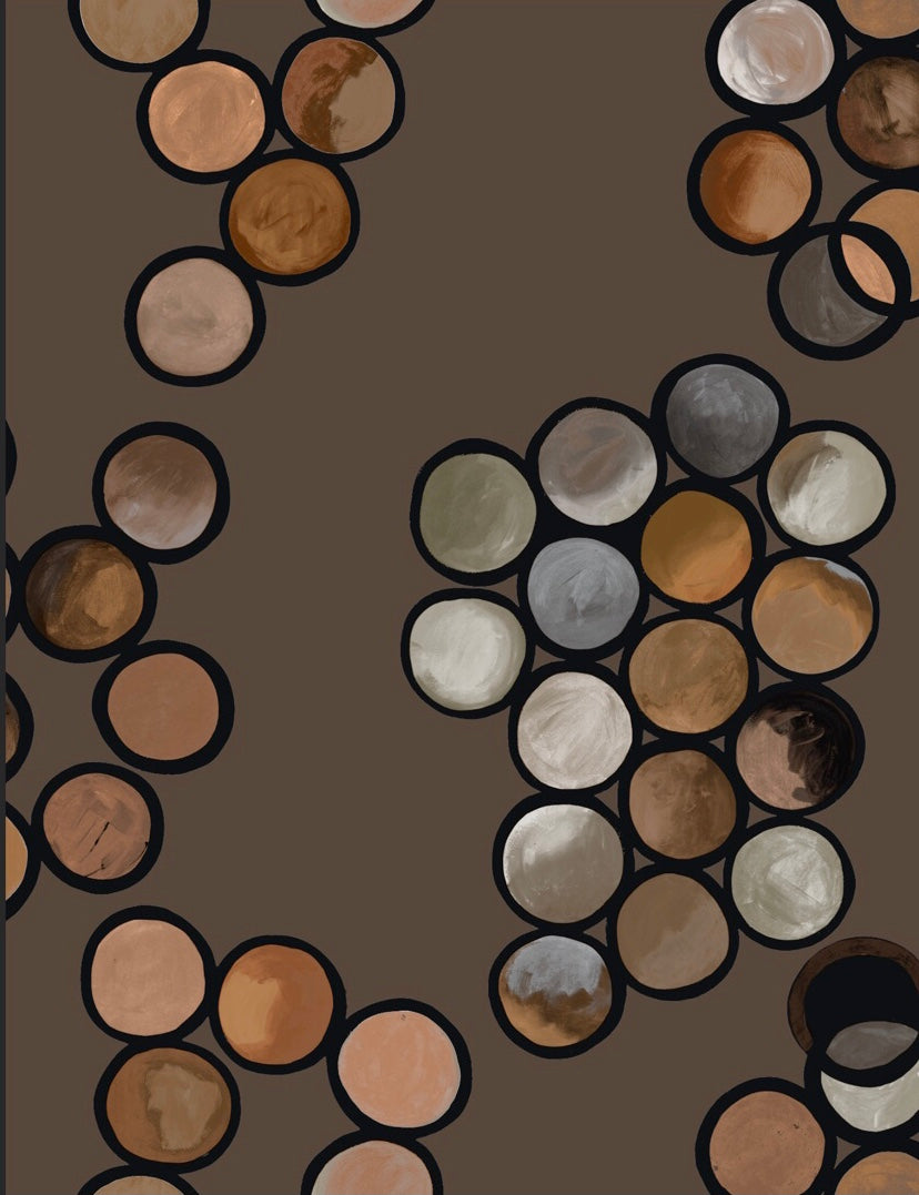 Ombré Circle Wallpaper