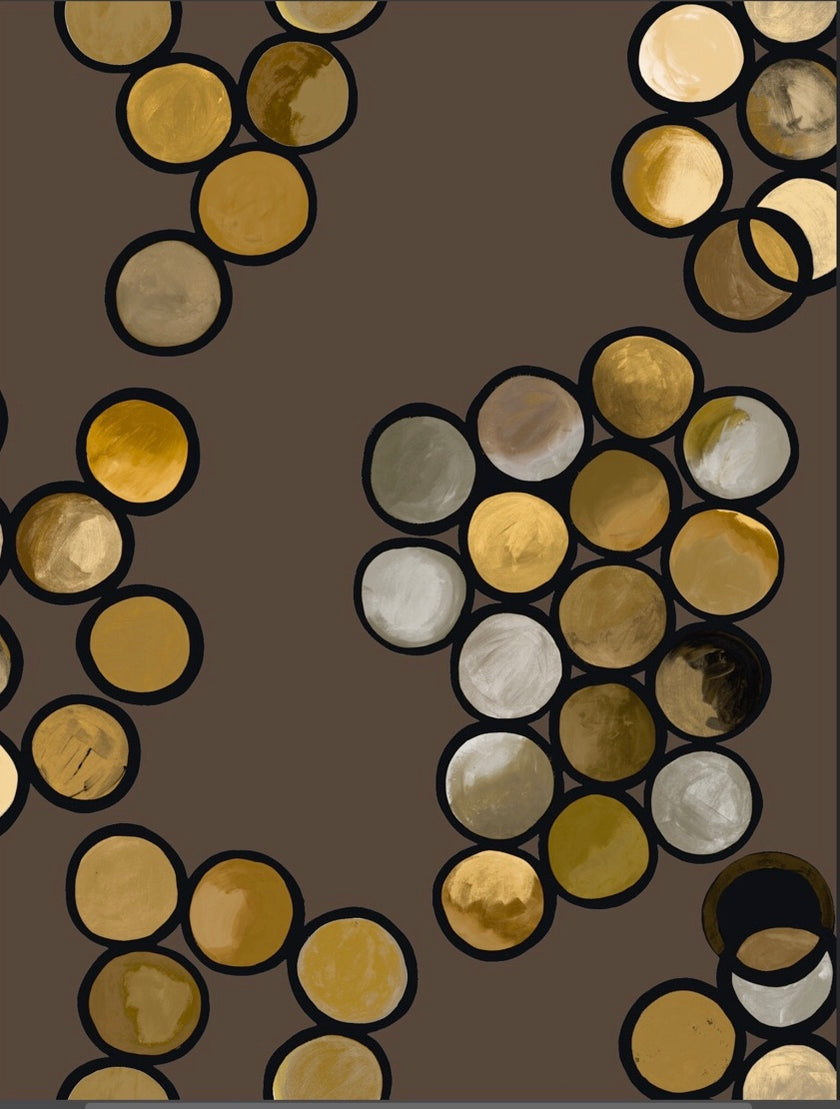 Ombré Circle Wallpaper
