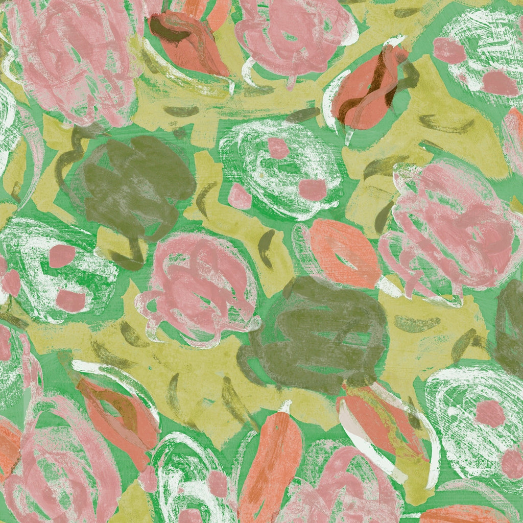 Abstract Rose Wallpaper - Dark Ground