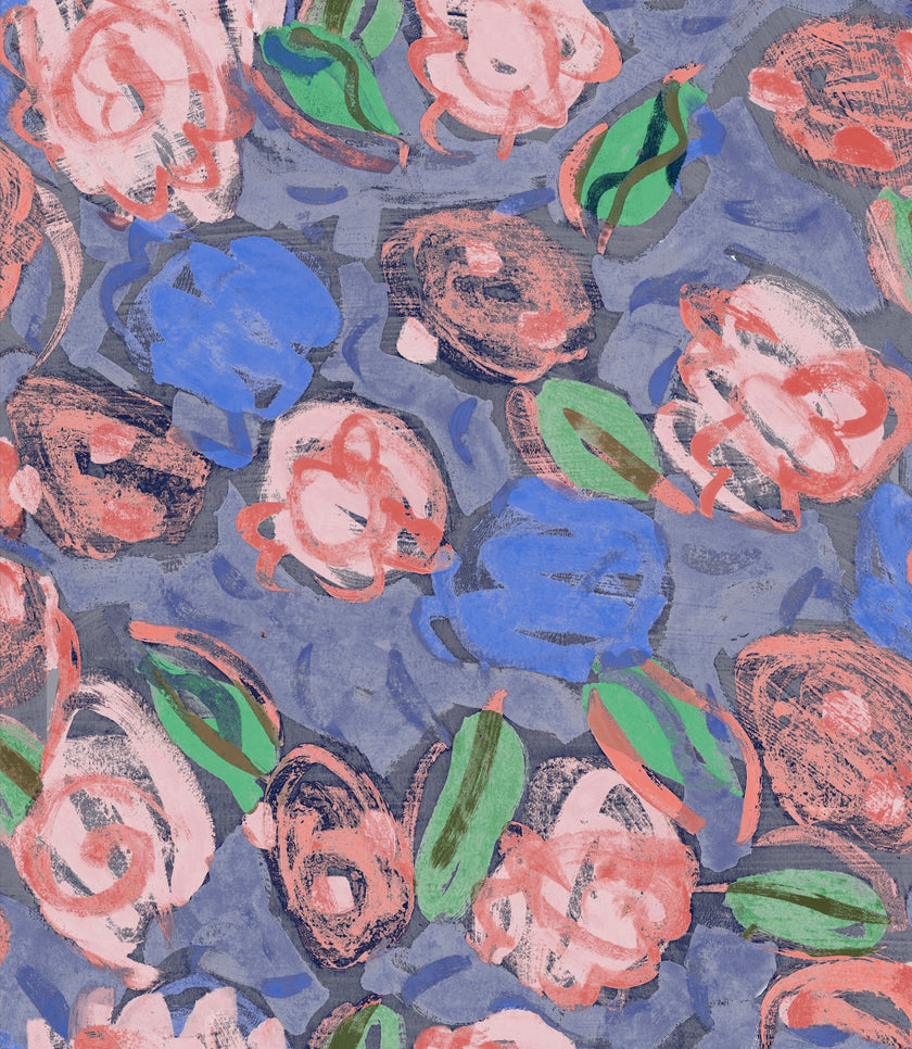 Abstract Rose Wallpaper - Dark Ground