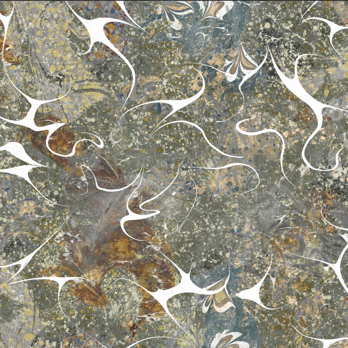 Marbled stone pattern with brown, gray, and white colors