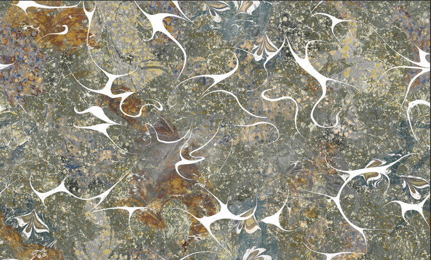 Marbled stone pattern with brown, gray, and white colors