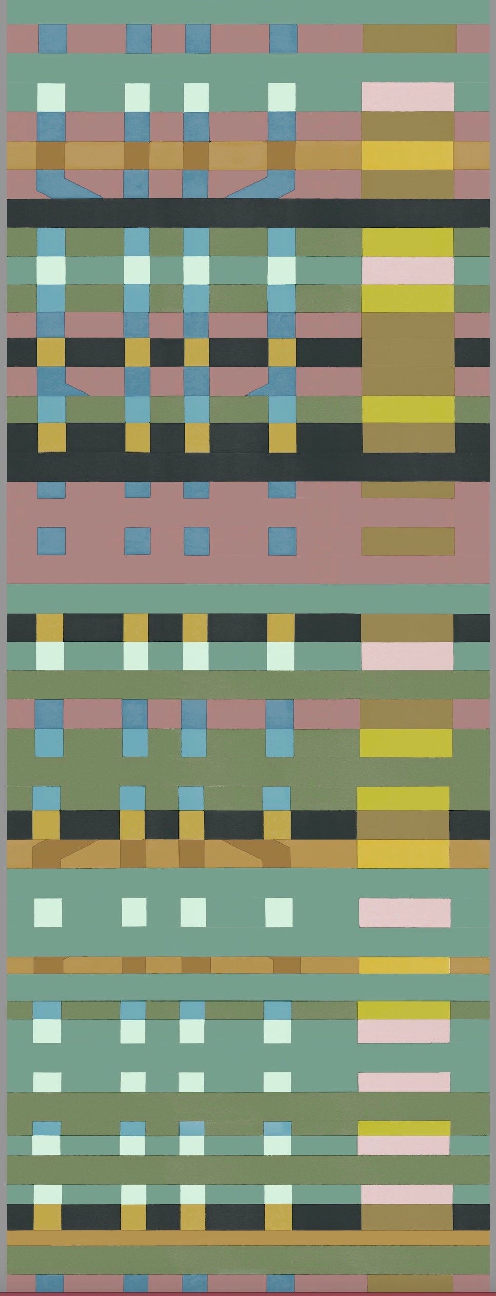 Paper Weave Mural Wallpaper -
