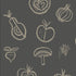 Simple Fruit Motif Wallpaper
