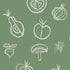 Simple Fruit Motif Wallpaper