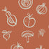 Simple Fruit Motif Wallpaper