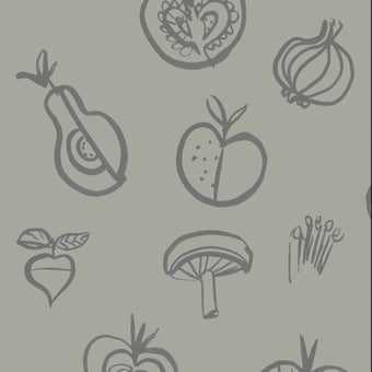 Simple Fruit Motif Wallpaper