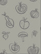 Simple Fruit Motif Wallpaper