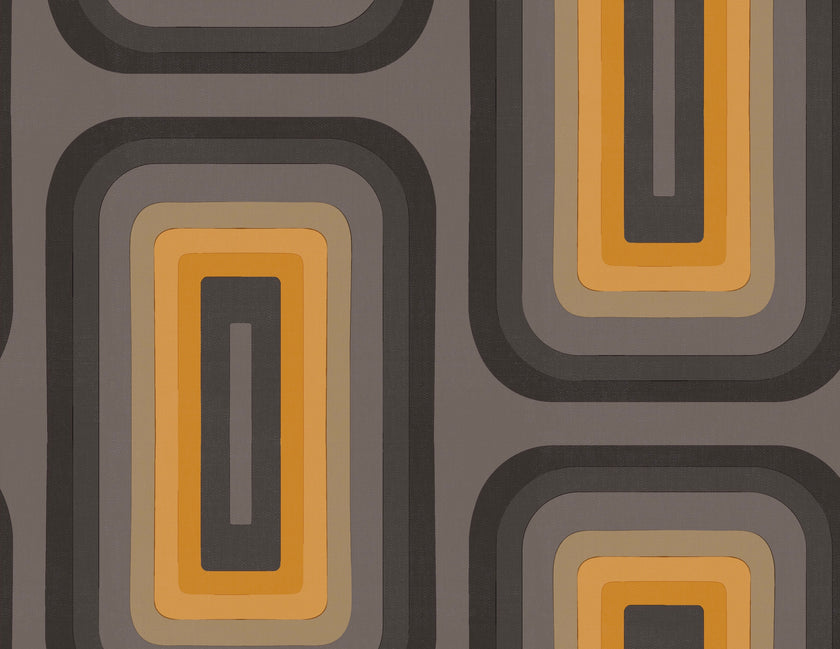 Retro Oblong Geometric wallpaper