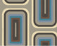 Retro Oblong Geometric wallpaper