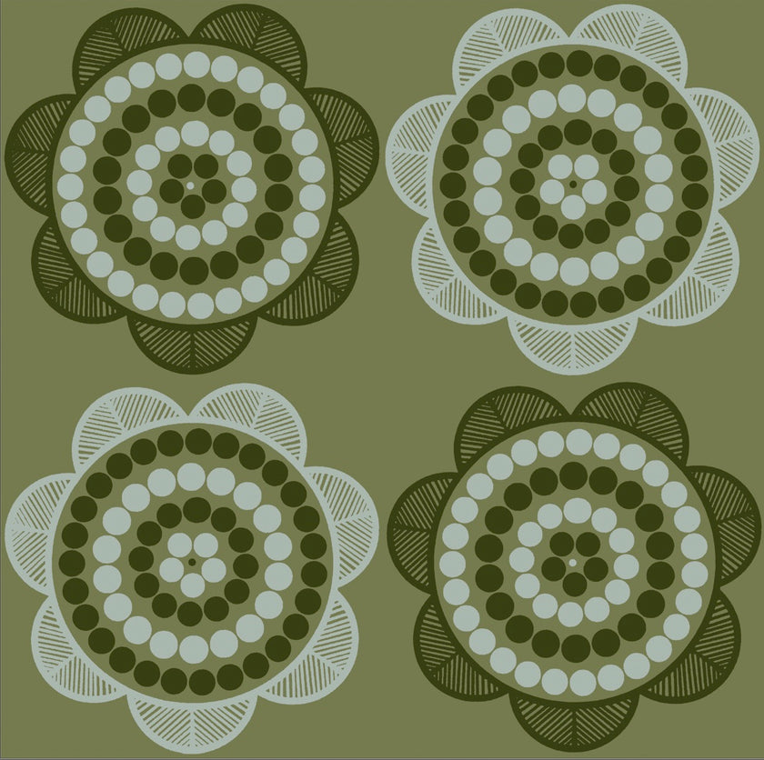 Retro Daisy Wallpaper