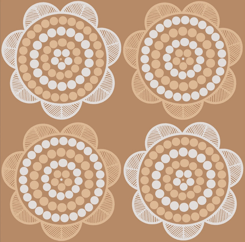 Retro Daisy Wallpaper