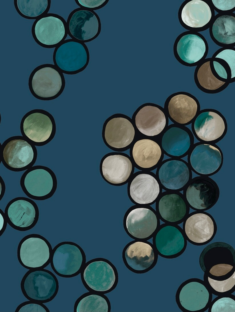 Ombré Circle Wallpaper
