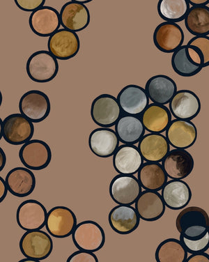 Ombré Circle Wallpaper