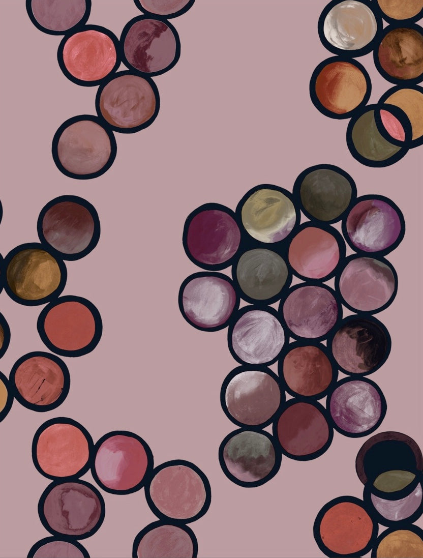 Ombré Circle Wallpaper