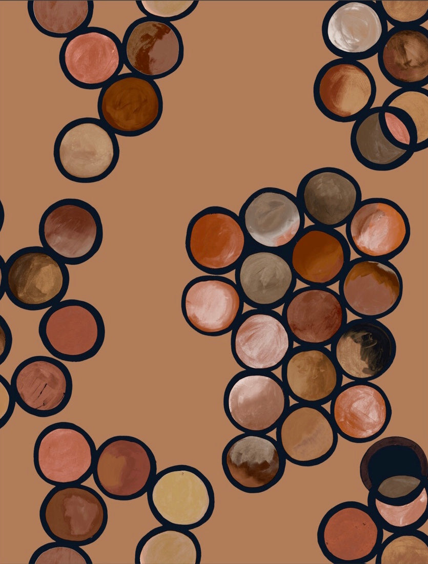 Ombré Circle Wallpaper