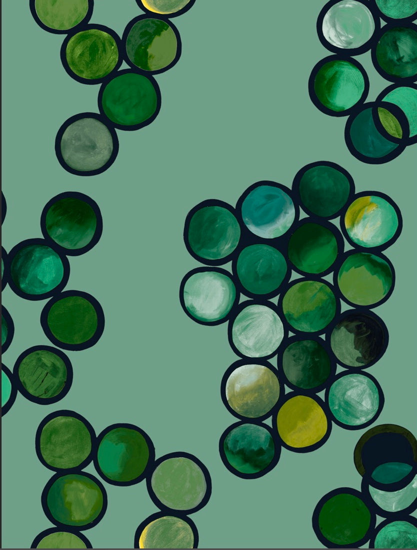 Ombré Circle Wallpaper