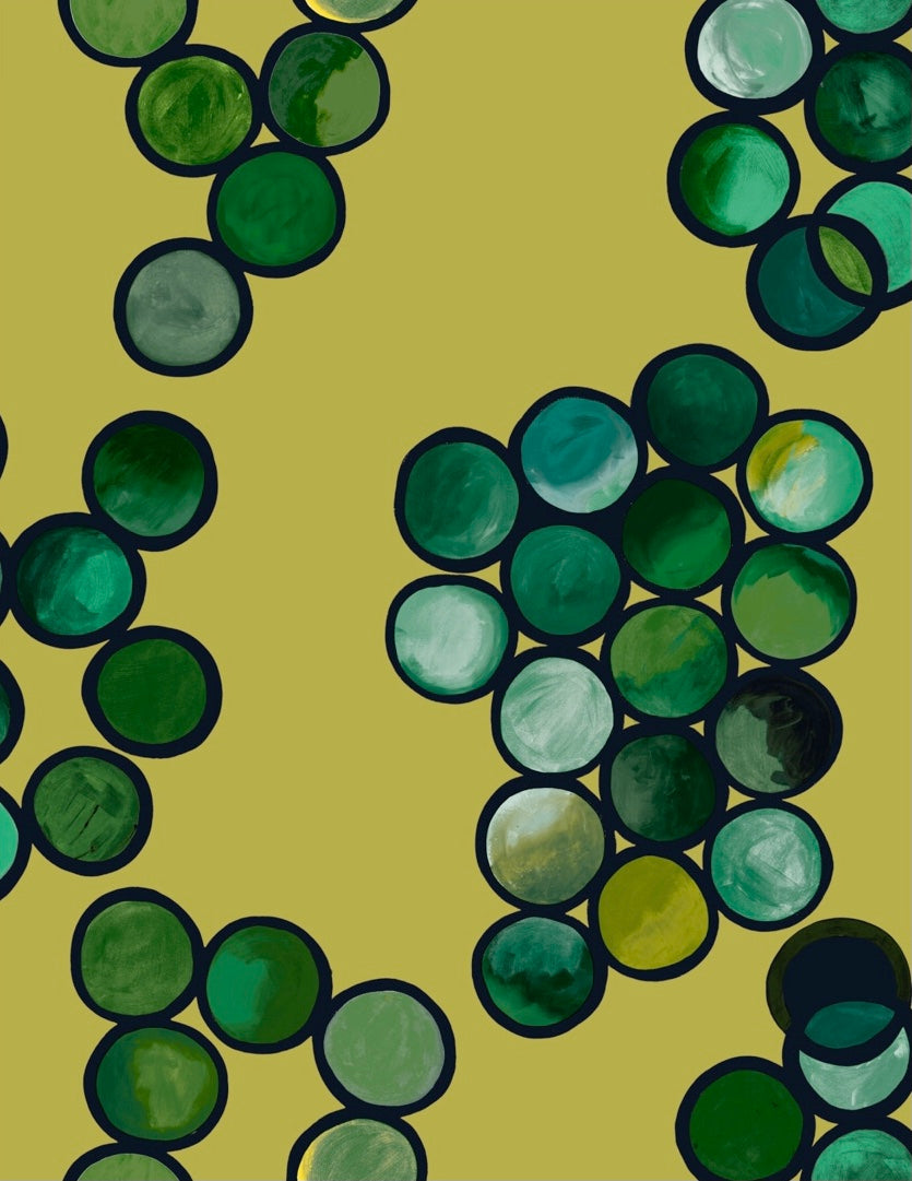 Ombré Circle Wallpaper