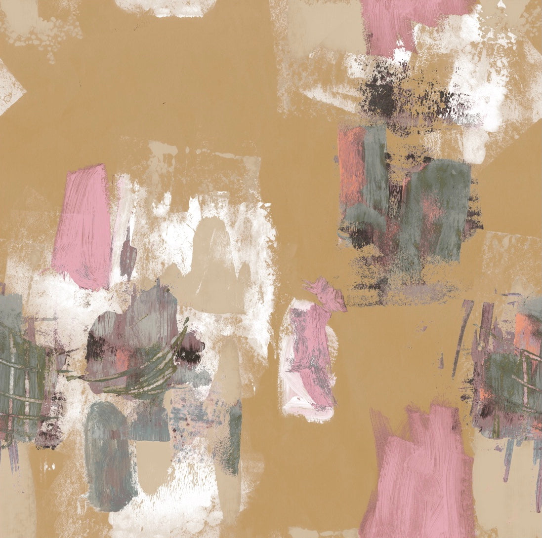 Abstract Painterly Wallpaper