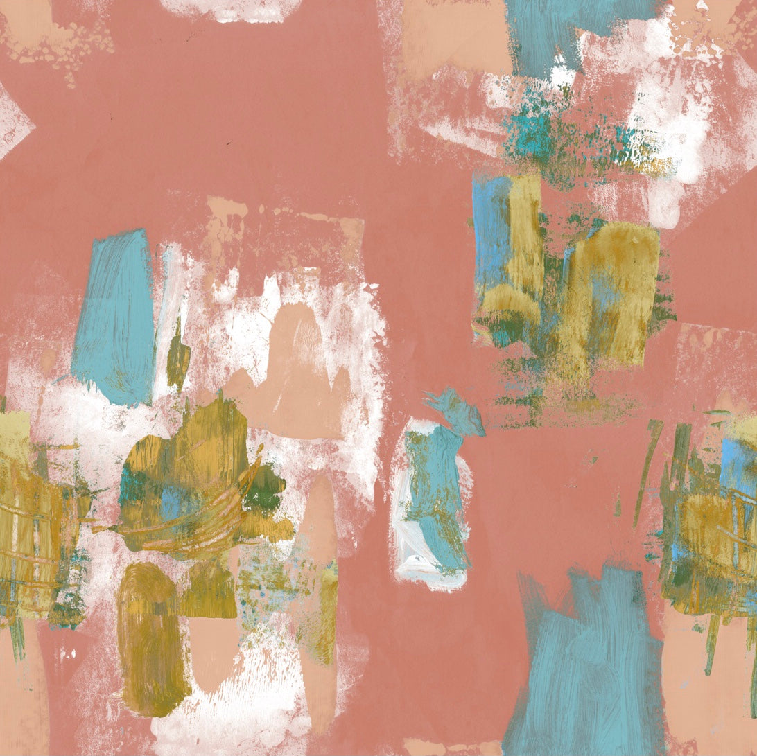 Abstract Painterly Wallpaper