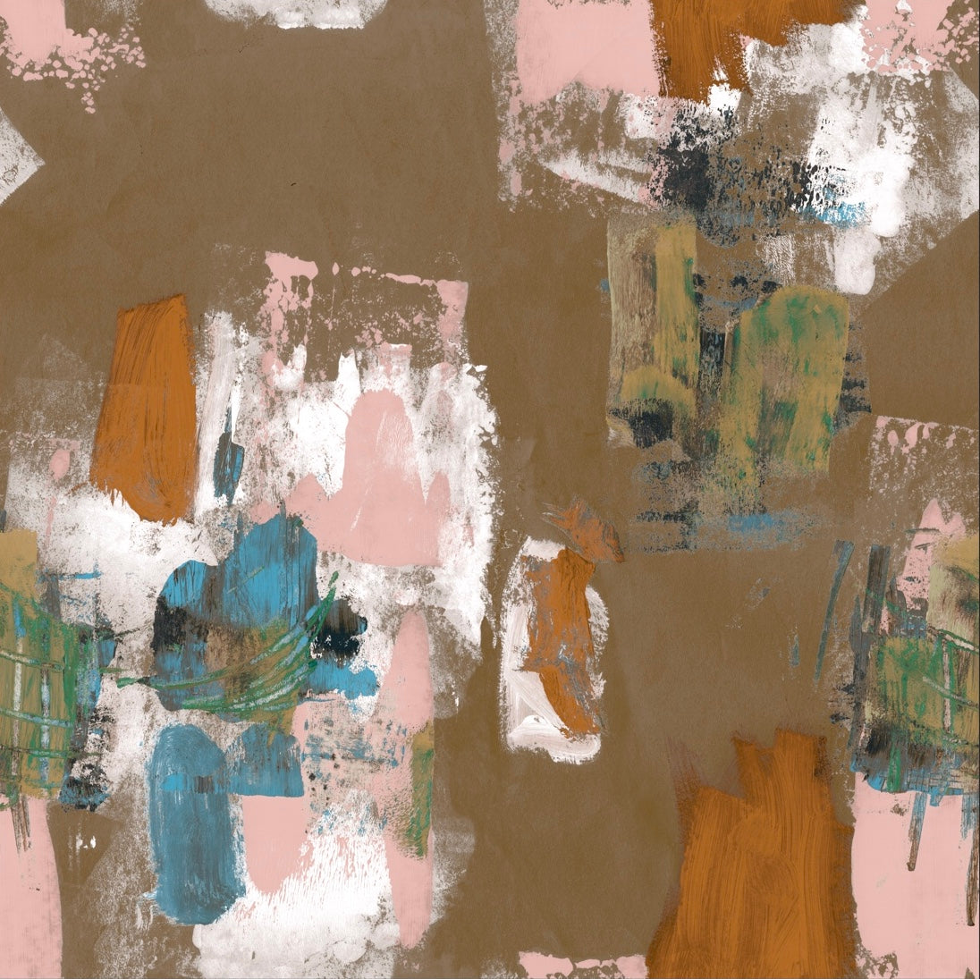 Abstract Painterly Wallpaper
