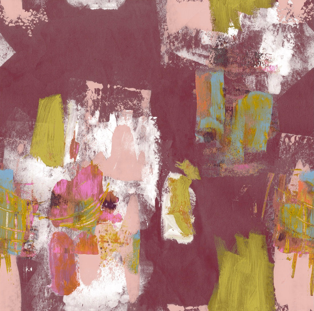 Abstract Painterly Wallpaper
