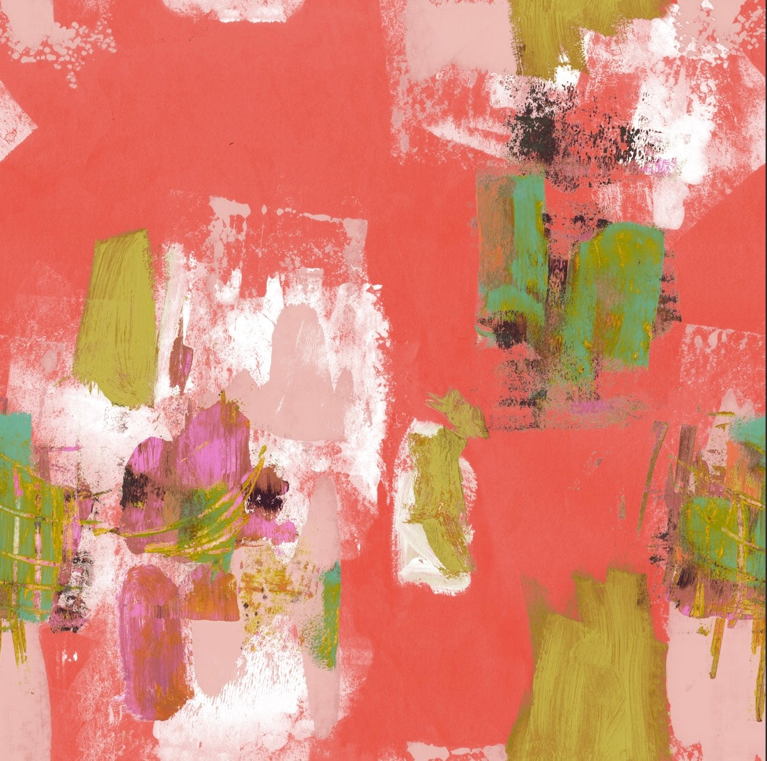 Abstract Painterly Wallpaper