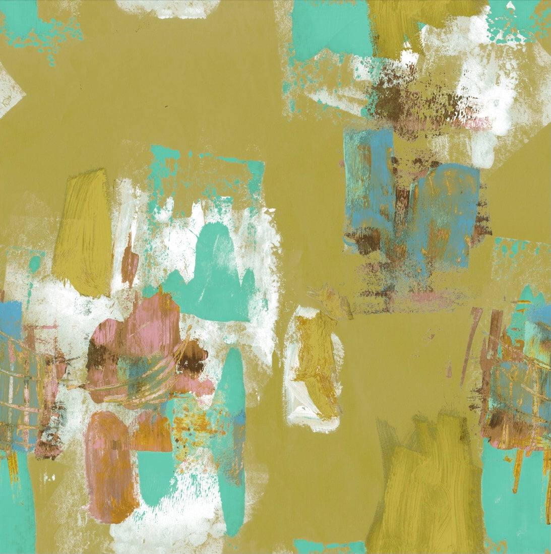 Abstract Painterly Wallpaper