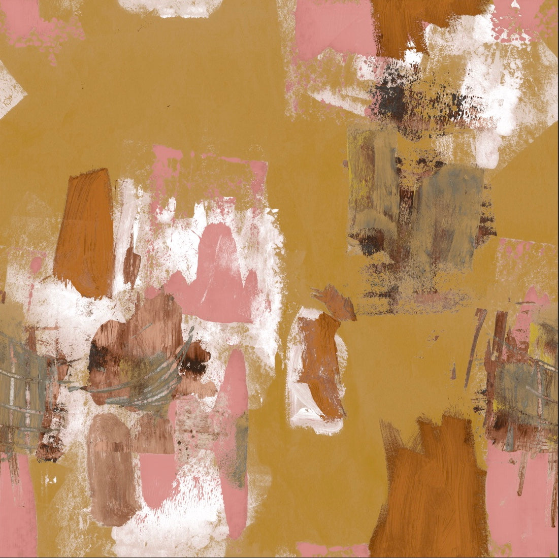 Abstract Painterly Wallpaper