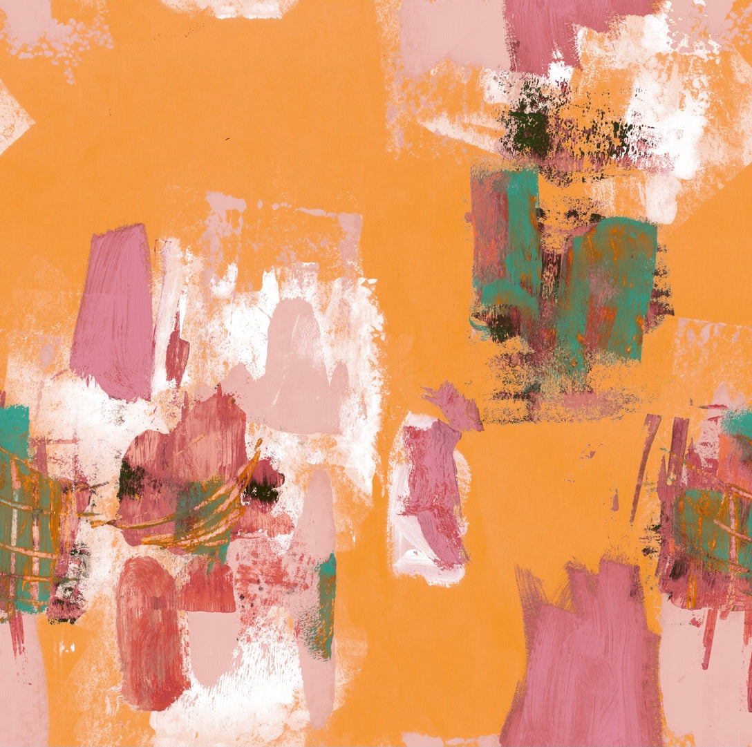 Abstract Painterly Wallpaper