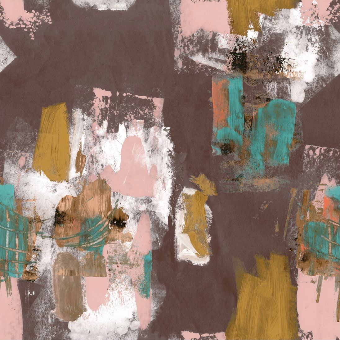 Abstract Painterly Wallpaper