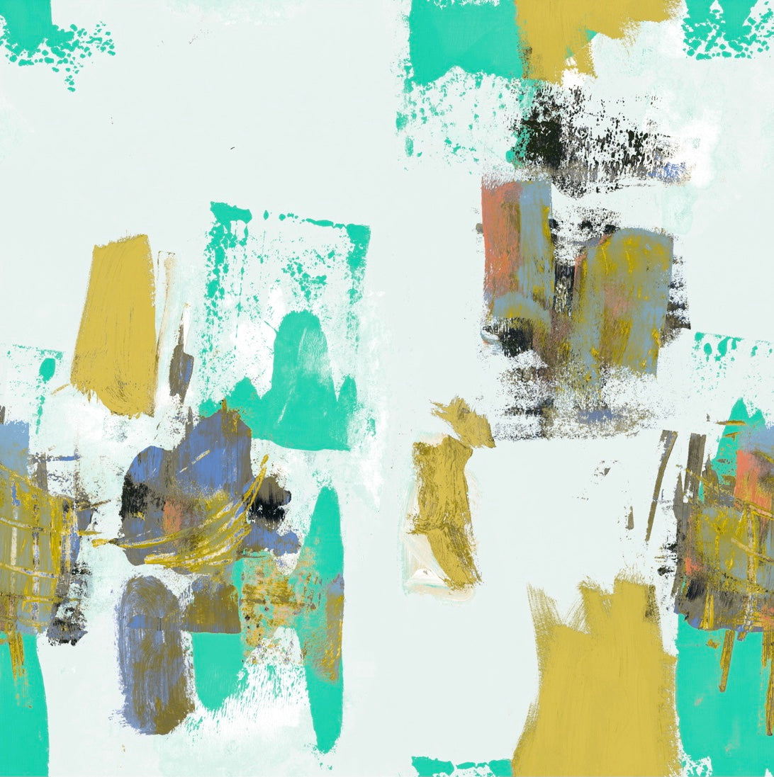 Abstract Painterly Wallpaper