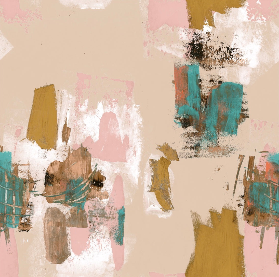 Abstract Painterly Wallpaper