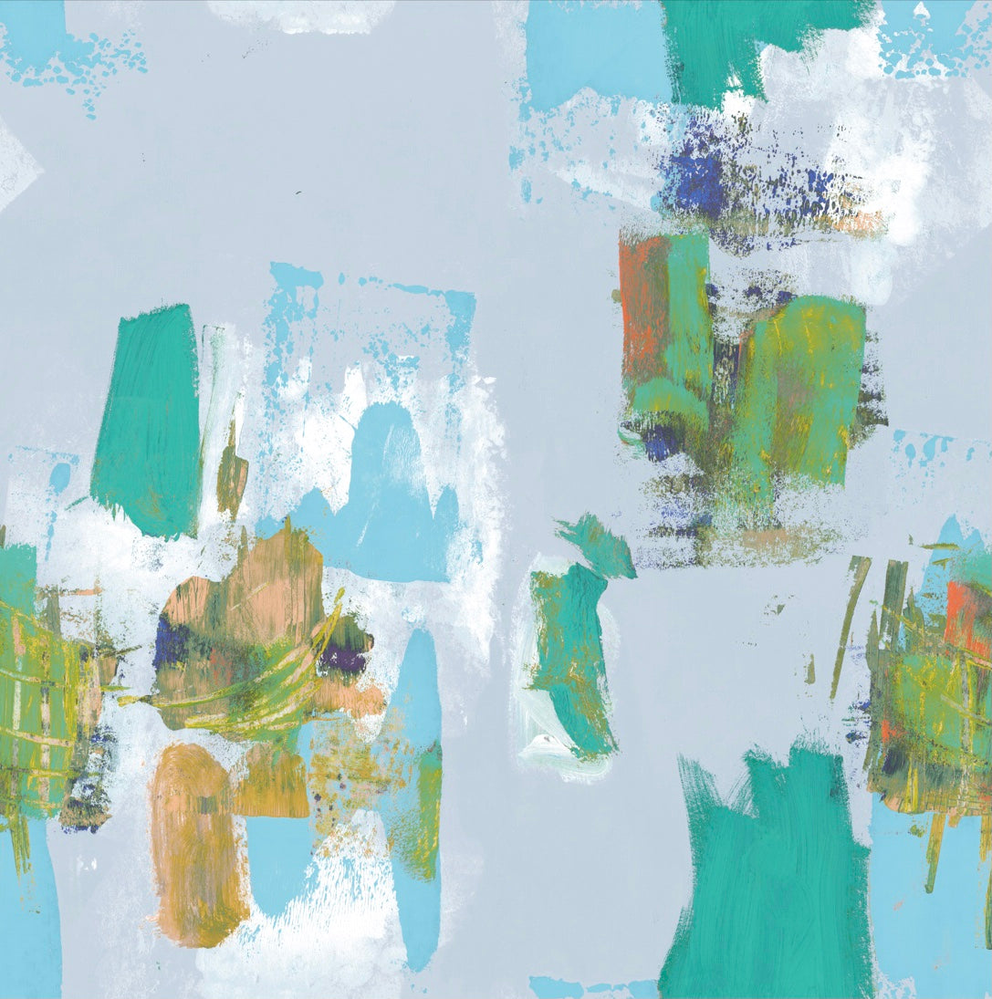 Abstract Painterly Wallpaper
