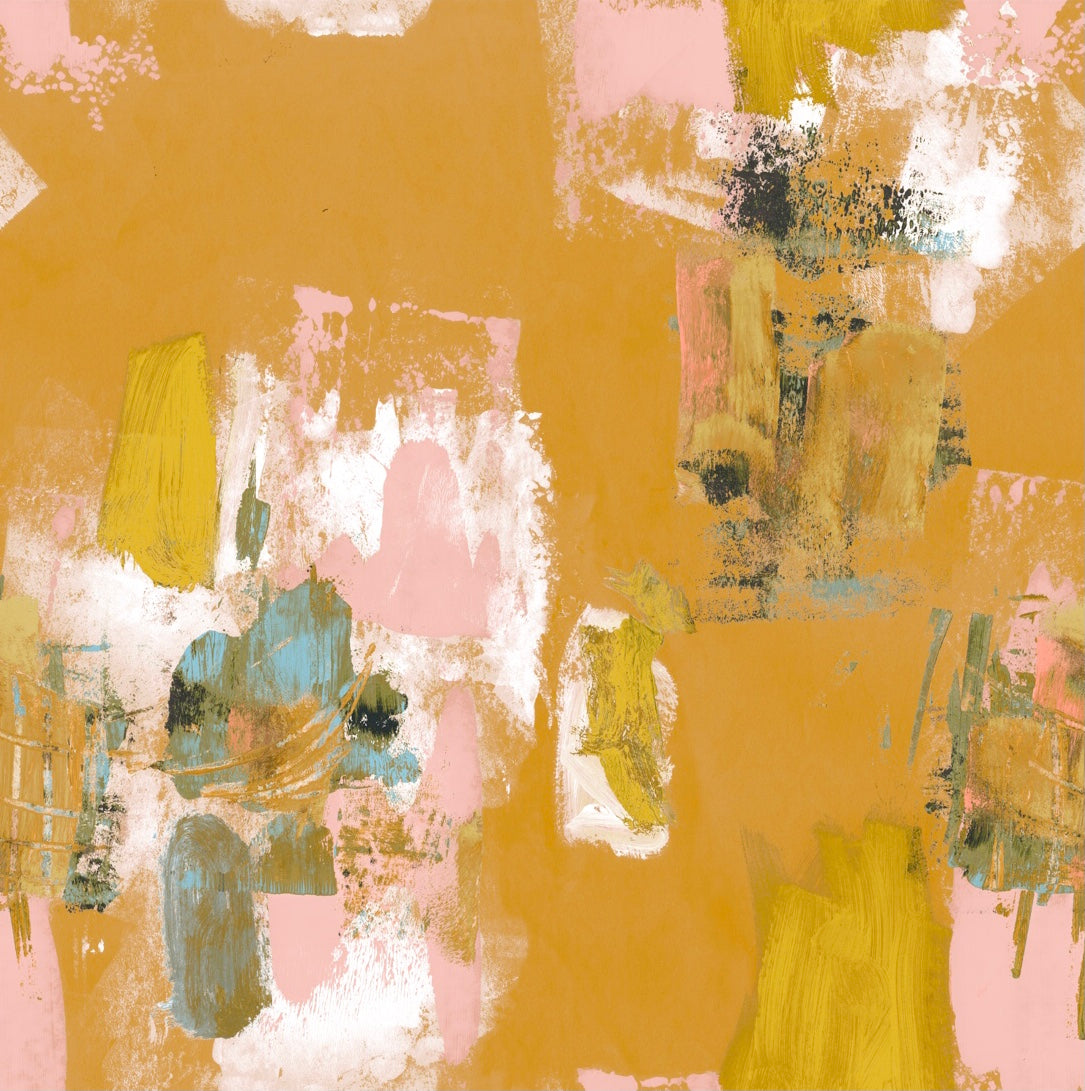 Abstract Painterly Wallpaper