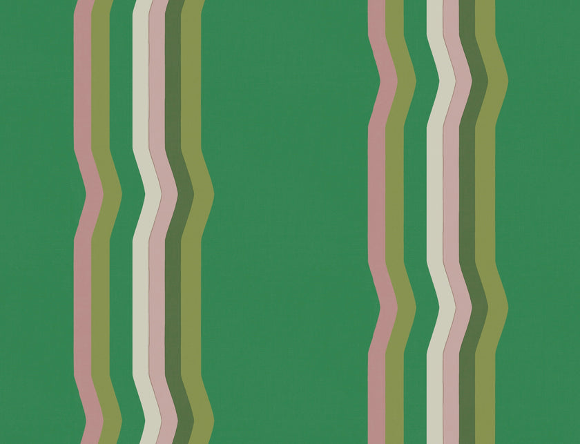Off - Set Retro Stripe Wallpaper