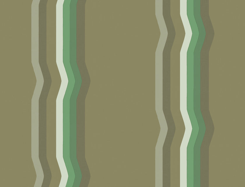 Off - Set Retro Stripe Wallpaper