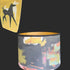 Painterly Abstract Lamp shade - Black