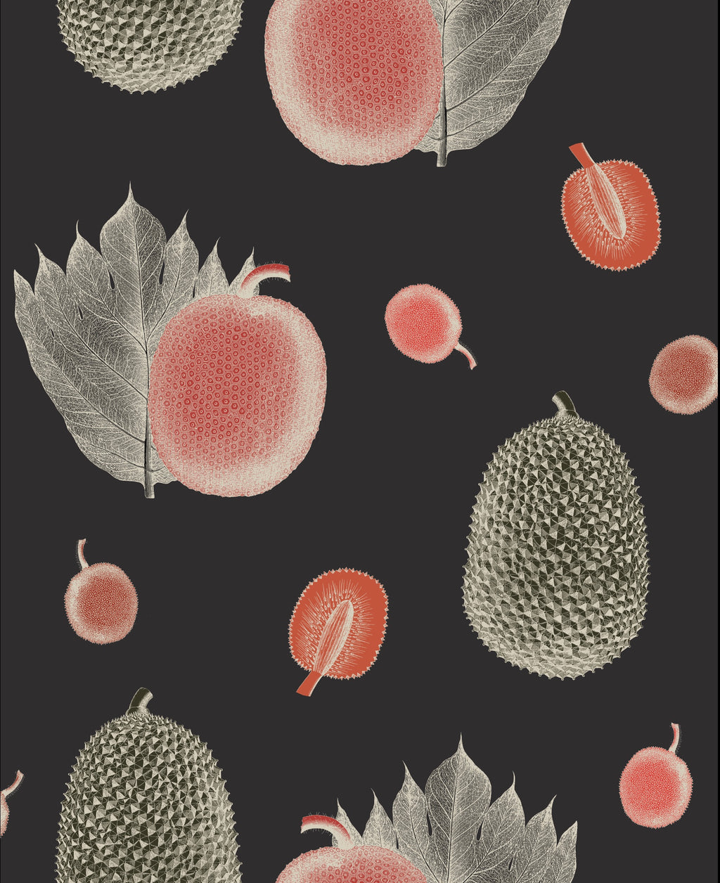 Tropical Fruit Wallpaper - Peach