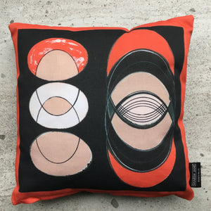 Coral Ellipse Mini Cushion - Was £20 - Now £10