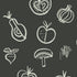 Simple Fruit Motif Wallpaper
